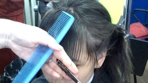 косая челка и как ее подстричь учебный процесс