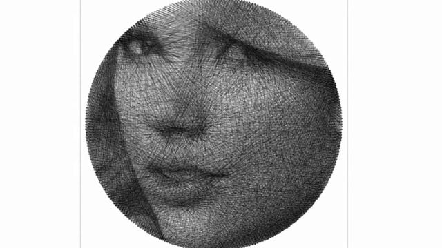 Taylor Swift Portrait in Python 2020|Automatic Line Art смотреть онлайн