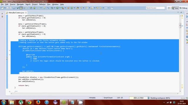 Building The Project And Replacing Class Files  In A Jar File Using Winrar