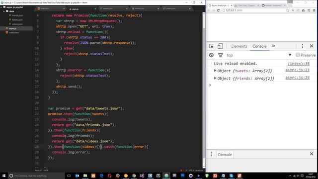 Asynchronous JavaScript #4 - Promises смотреть онлайн
