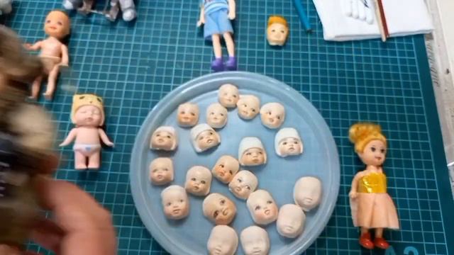 Личики для ватных игрушек. Часть 1. Обзор. смотреть онлайн