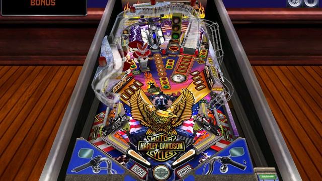 Harley Davidson pinball game - table simulator - gameplay смотреть онлайн