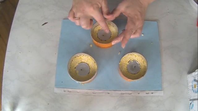 Из пшена?Новогодние подсвечники своими руками? Поделки с детьми/Candlesticks from millet смотреть онлайн