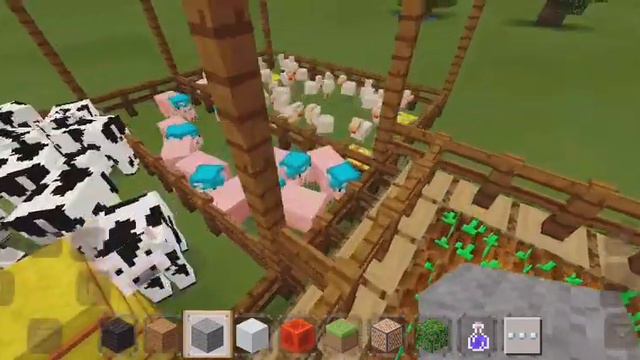 ОБЗОР НА МОЮ ФЕРМУ В МАЙНКРАФТ смотреть онлайн