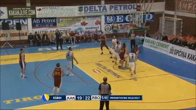 Maksim Sturanovic 2nd round Highlights vs KK Kakanj (HD 720) смотреть онлайн