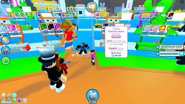 КУПИЛ НОВЫХ ТИТАНИКОВ??? PET SIMULATOR X В РОБЛОКС! ROBLOX смотреть онлайн