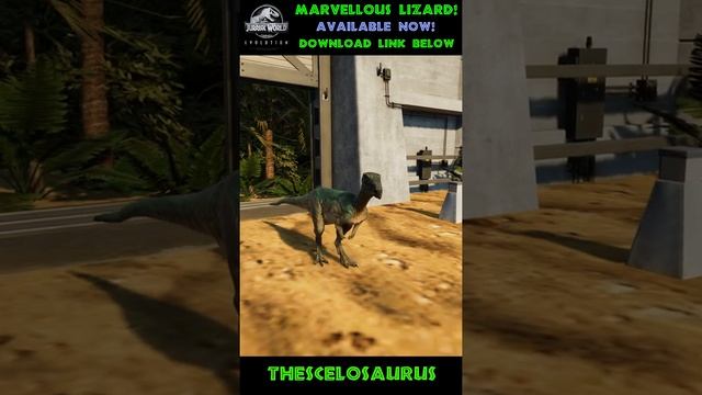 MARVELLOUS LIZARD! - Thescelosaurus - New Species - Download Link Included - JWE Mods - #shorts смотреть онлайн
