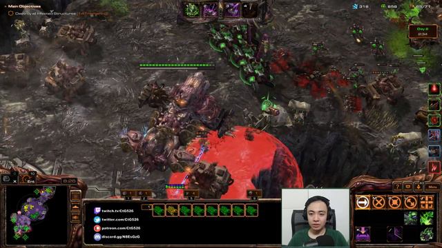 18 RANGE SIEGE TANKS | Starcraft II: Distant Threat (ft Dehakaburger) смотреть онлайн