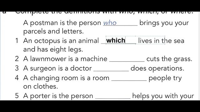 Lesson 10. 3С. English File pre-intermediate. Paraphrasing. Where who which. Defining clauses. смотреть онлайн