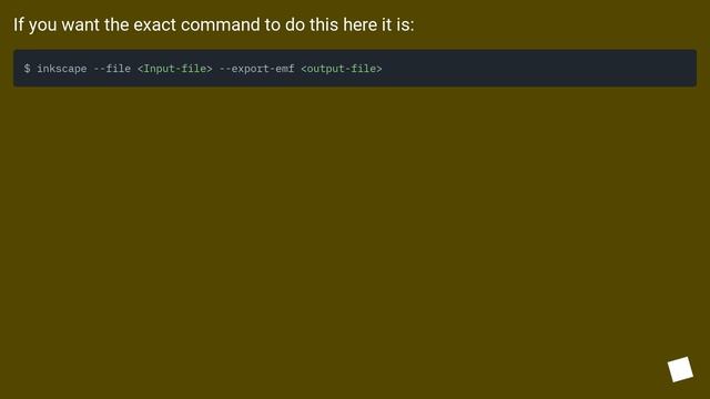 Command line tool to convert SVG to EMF (Enhanced Metafile) смотреть онлайн