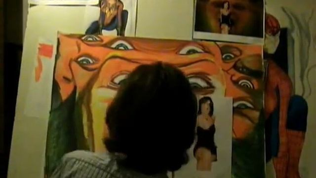 Drawing Art, horror art,speed drawing with marker pens смотреть онлайн