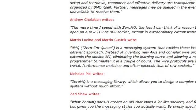 ZEROMQ for sub communication between R C Sharp CPP Java applications смотреть онлайн