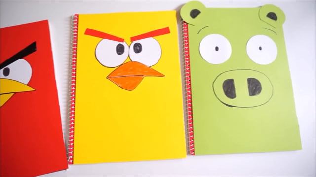 FIVE Notebook Covers Compilation DIY Minions & Strawberry & Angry Birds смотреть онлайн