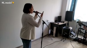 Виктория Султанова - репетиция к отчетному концерту.