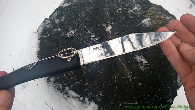 Cold Steel Eland. Обзор на пеньке