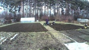 Как пахать мотоблоком фрезами (с захватом целины)