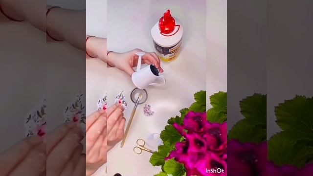 Декупаж лейки.