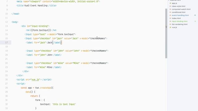 Form input binding смотреть онлайн
