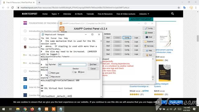 Error Fix: Apache Shutdown unexpectedly in xampp v3.2.4 || 2020 смотреть онлайн