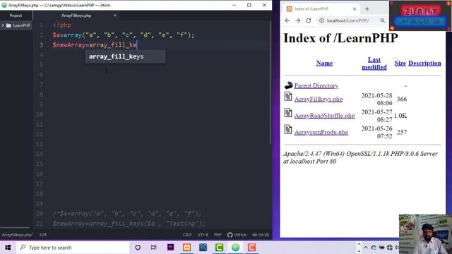 How to Learn about PHP Array Fill Keys Part-54 by Zain Ul Abideen IIT Chakswari Mirpur AK смотреть онлайн