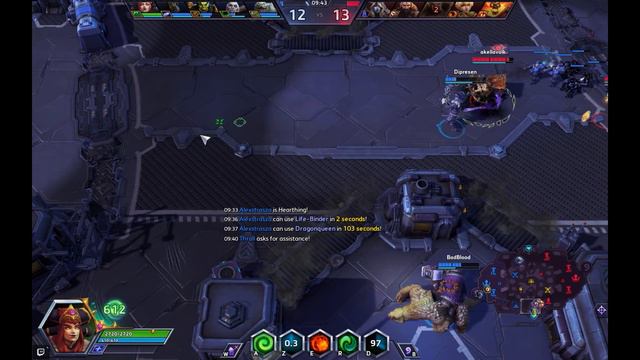 Heroes of the storm - Alexstrasza best solo healer actually - Braxis Holdout - Draft unranked - смотреть онлайн