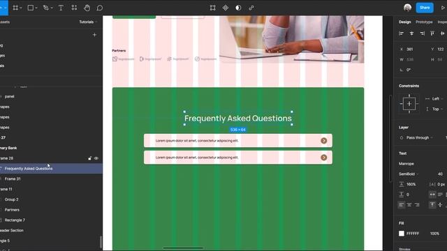 Frequently Asked Questions UI Design in Figma | FAQ Figma UI Design Tutorial смотреть онлайн