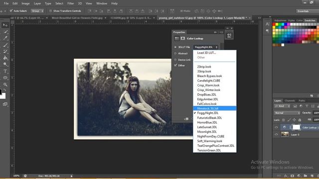 Photoshop Tutorial - Photoshop Color Lookup Photo effects смотреть онлайн