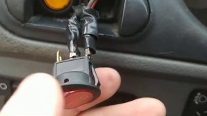 Установка кнопки / выключателя на авто