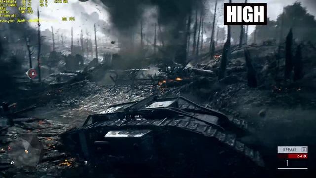 BATTLEFIELD 1- RTX 3050 Ti (Low/Medium/Hihg/Ultra) 1080P / DX12 GIGABYTE G5 MD смотреть онлайн