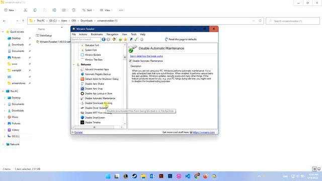 Settings to Optimize Windows 10 and 11 using Winaero Tweaker for Gaming | Disable Windows Update смотреть онлайн