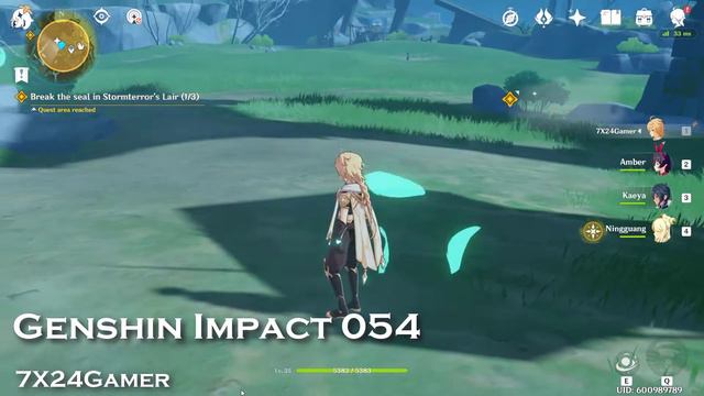 7X24Gamer | Genshin Impact Gameplay 54 Archon Quest. Crack the Light Guiding Ceremony 2/3 смотреть онлайн