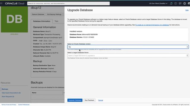 Database Upgrade to Oracle Database 19c on Exadata Cloud at Customer смотреть онлайн
