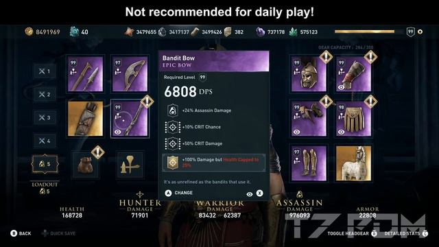 Assassins Creed Odyssey - New Damage World Record - 1800 Million - Highest Hit Strategy and Build смотреть онлайн
