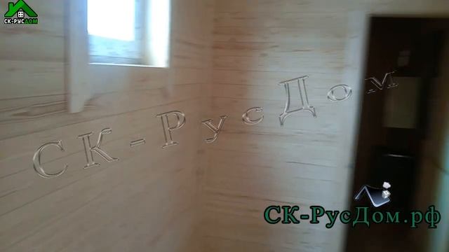 Двухэтажная баня 6 на 8 «Проект Т-90» смотреть онлайн