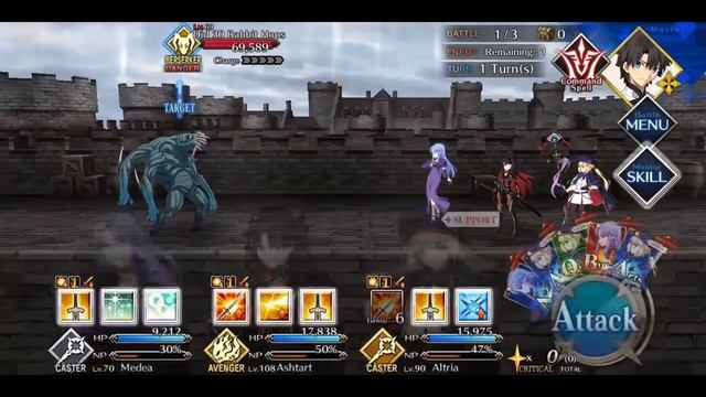 [Explanation] Space Ishtar Team at Lotto 90+ Node Legendary Day 3 - FGO NA смотреть онлайн