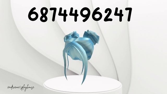 Roblox Hair Codes | aesthetic Blue Hairstyles ? | смотреть онлайн