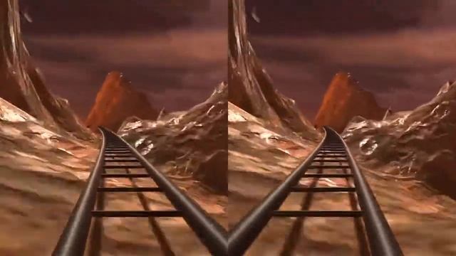 3D 5D Space Roller Coaster VR Video смотреть онлайн