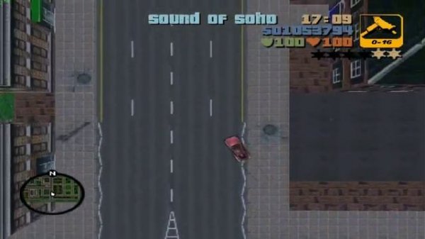 Grand Theft Auto III (London map from Grand Theft Auto London 1969 & Grand Theft Auto London 1961)