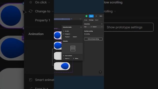 Toggle Button animate in Figma смотреть онлайн
