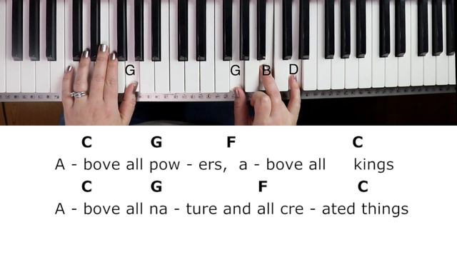 Above All -Lenny LaBlanc~Paul Baloche (Key of C)//EASY Piano Tutorial смотреть онлайн