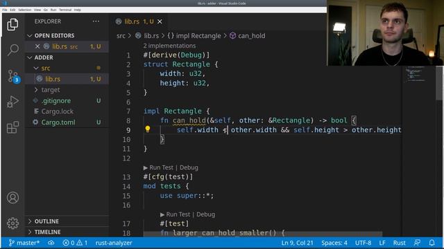 13. Testing in Rust смотреть онлайн