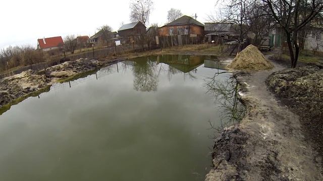 Выращивание карпа в маленьком пруду возле дома, эксперимент. ч12. смотреть онлайн