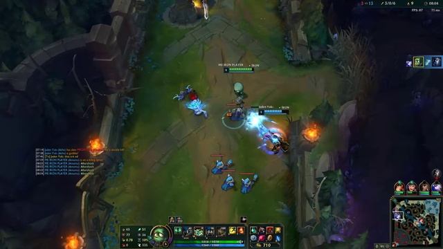 Amumu and Ashe bot lane vs rage quit low levels - League of Legends смотреть онлайн