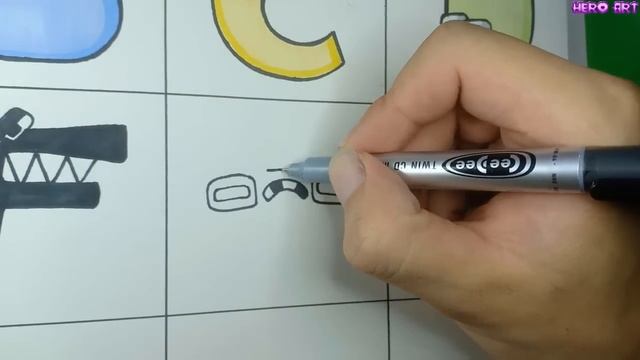 How To Draw Alphabet Lore A M Cách Vẽ Alphabet Lore Đẹp Và Dễ смотреть онлайн