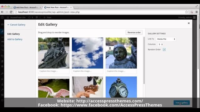 Free WordPress Theme AccessPress Lite - How to Create Gallery | WordPress Tutorial смотреть онлайн