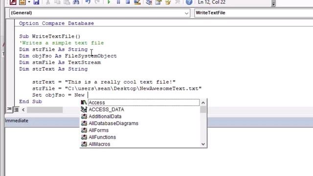 How to Write a Custom Text File Using MS Access VBA смотреть онлайн