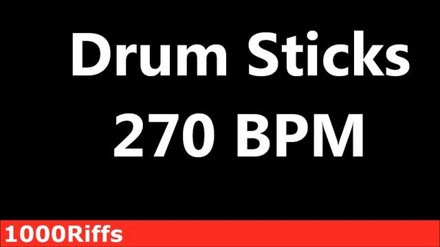 Drum Sticks Metronome : 270 BPM - Beats Per Minute смотреть онлайн