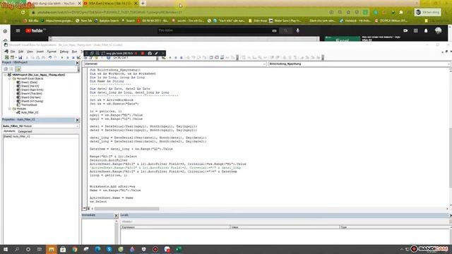 VBA Exel |Bài 76|Bộ lọc Autofilter Trong VBA Exel| Xử Lí Dữ Liệu Dạng Date смотреть онлайн