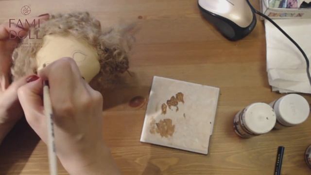 МК - роспись акриловыми красками ? Рисуем лицо смотреть онлайн