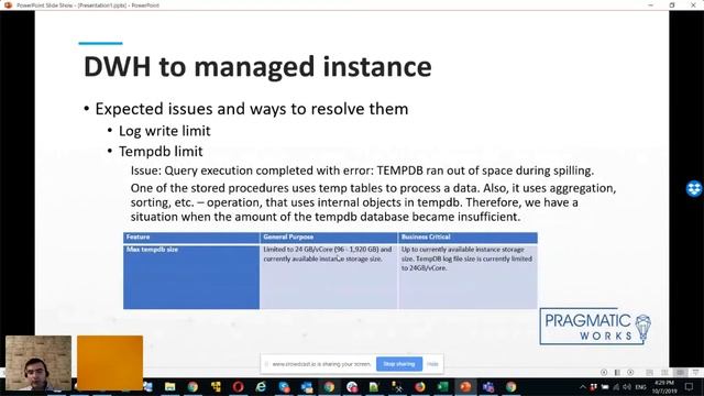 Data Solutions Migration Issues: On Premise to Azure смотреть онлайн